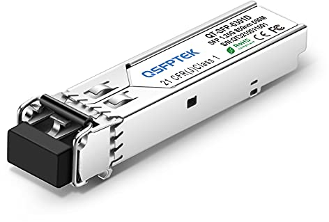 QSFPTEK 1000Base-SX Gigabit SFP Transceiver, 850nm 550m DDM 1G SFP Modul, LC Port Multimode Mini-GBIC SFP für Cisco GLC-SX-MMD/GLC-SX-MM, Ubiquiti UF-MM-1G, Netgear Mikrotik, D-LINK, offene Schalter