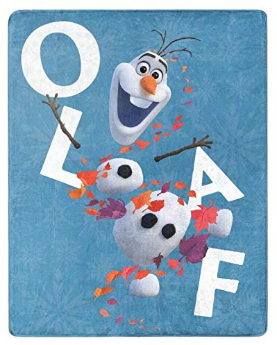 Northwest Enterprises Disney Frozen 2 Olaf Silky Soft Throw Blanket 40 x 50 Olaf's Adventures II