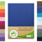 Boxspringbett & Wasserbett Spannbettlaken von leevitex® | Spannbetttuch | Jersey 180 x 200-200 x 220 cm, 40cm Steghöhe 100% Baumwolle ca. 170 g/m² (Royalblau/Königsblau)