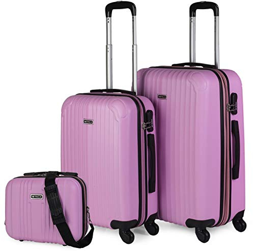 Koffer Set Mit Rollen In Groß Für Reisen - Reisekoffer Set Aus Robuster Har