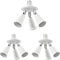 ledscom.de 3 pièces E27 culot, adaptateur splitter triple, blanc