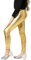 Adorel Mädchen Leggings Glänzend Metallisch Disco Hosen Gold 134 EU (Herstellergröße 140)