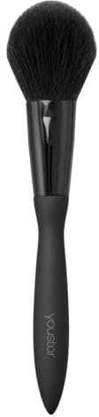 youstar BLACK SERIES Make-up Brush Powder | Ultraweicher Pinsel für gepresste und lose Puderformeln, ergonomischer Griff, Puder Make-up Pinsel