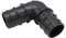 Baumaxxe Gomito in PP a 90° con attacco per bocchetta I 32 mm I 1 pollice I Adattatore per tubo flessibile I Connettore per tubo a 2 vie I Raccordo in PP con bocchetta per piscina e giardino I bm202