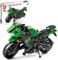 Havefun Technik Motorrad für Kawasaki Ninja 400 Supermotorrad Modell, 862 Klemmbausteine Technik Rennen Motorrad Modellbausatz Konstruktionsspielzeug Kompatibel mit Lego Technic