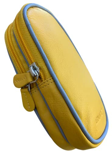 Love EMVY Soft Leather Unisex Double Glasses case Spectacles