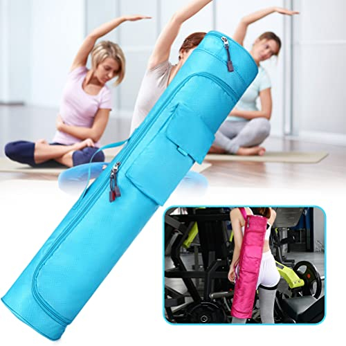 VBESTLIFE Multifunktionale Yoga-Tasche, Wasserdichte Yoga-Matten-Tragetasche, Mehrfarbige Outdoor-Sporttasche für Damen und Herren (Purple)