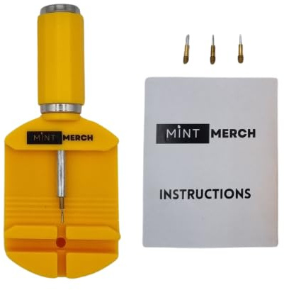 Link Remover Tool Kit by Mintmerch with 3 Extra Pins DIY - Easily Adjust Your Watch Strap