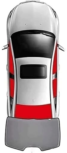 POLYES Auto Seitenfenster Sonnenschutz Für Mercedes Benz C-Klasse W204 2007-2014, Magnetischer Sonnenblende Front Heck Seitenscheibe UV Schutz Autofenster Netz Blendschutz,C/Rear Windshield