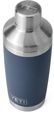 YETI Rambler 20 oz Cocktail Shaker, Stainless Steel, Vacuum Insulated, Navy