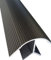 my-waterbed Aluminium Möbel Eckprofil für 19mm Holz o. Spanplatten, rund, schwarz, Silber (Silber, 120)