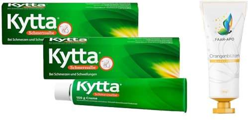 KYTTA SCHMERZSALBE 2 X150 g, Sparset inkl. einer hochwertigen Handcreme Marke Faar-Apo
