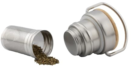 Salty Mind Ersatzdeckel/Trinkaufsatz mit Strohhalm für Edelstahltrinkflasche oder andere Weithalstrinkflasche Trinkhalmdeckel/Strohdeckel mit Öffnungsdurchmesser 45 mm (Teesieb)