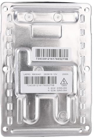 LAD5G 12PIN D1S Xenon Scheinwerfer Steuergerät Ballast 12Pin Xenon Ballast Controller Stabilisator Ballast Xenon Lampe 95563119301 Ersatz Kompatibel mitAlf-aR-om*e*o 147 2004-2010 166 2003-2007 Silber