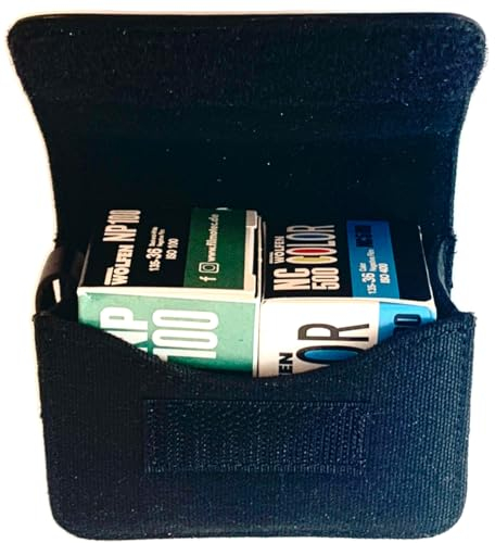 originalWOLFEN 35mm Film Test Set. Color + Schwarz/Weiß mit jeweils 36 Aufnahmen in Kleiner Filmtasche