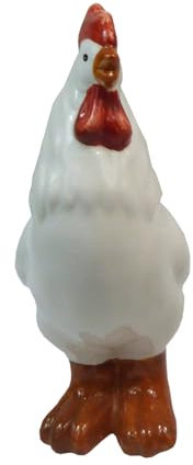 Zelda Bomboniere Hahn Huhn Keramik H 23,5 Dekoration Frühling Ostern (Gall)