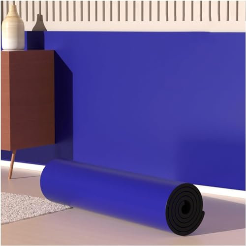 ZCX Garagen Wandschutz 1cm Thick Waterproof Garage Wall Protector, Self Adhesive Rubber Foam Wall Padding (Color : Blu, Size : 10m)