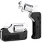 HNSYPX Fidget Soft Bullet Guns Toy Revolver-Stil,Kreativ Anti Stress Spielzeug +12 Soft Bullet Legierung Material EDC Zusammenklappbar Tragbar,Antistress Spielzeug Mini Modisch