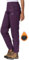 YSENTO Damen Softshellhose Winter Wanderhose Skihose wasserdichte Warm Gefüttert Thermohose Outdoorhose Trekkinghose(Lila,L)