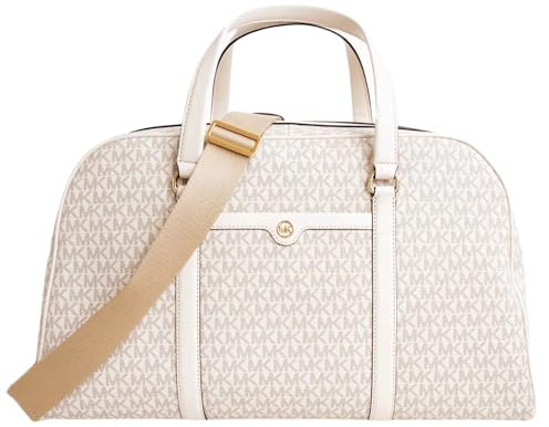 Michael Kors Travel XL Weekender Duffle Gepäcktasche, Hellcremefarben, Hellcremefarben, Medium