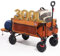 TIMBER RIDGE 300L Bollerwagen Faltbar XXXL Extra Lang mit Faltbarer Heckklappe Strandwagen mit Bremse Seitentasche Getränkehalter verstellbarem Griff, Gartenwagen Transportwagen für Alle Gelände