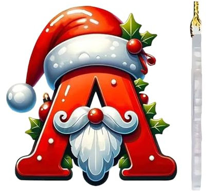 TianWlio Weihnachtsdeko Weihnachtsbaum Dekoration Anhänger Geschenkanhänger für die Weihnachtsbaum Partydekoration zu Hause sind personalisiert und individuell an Christbaumschmuck (A One Size)