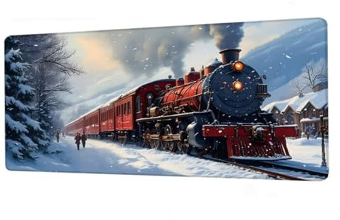 Tapis de Souris Bleu Tapis Souris XXL, Sous Main Carte du monde, Grand Tapis de Souris Gamer avec Bords Cousus, Tapis de Bureau Antidérapante Imperméable, Tapis de Souris Gaming pour PC, Cadeau BJ-797