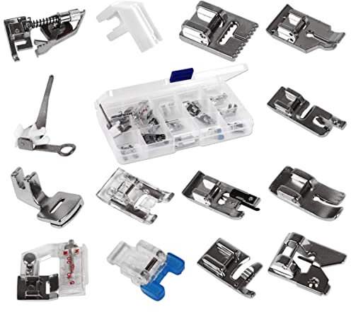 YOSADIER Nähfuß-Set für Nähmaschinen Nähmaschine Blütenblätter Ersatzteile Nähmaschine Blütenblatt nähmaschine Reparatur Teile 11-in-1 Nähmaschinenzubehör