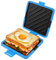 PATNFR Microwave Toastie Sandwich Maker Microwave Wireless Toastie Maker Heatwave Technology Sandwich Toaster Nonstick Plate for Cooking Delicious Crispy Sandwiches(Sky Blue)