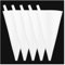 Classicseali 5PCS Reusable Piping Bag,Cotton 12 Inch Piping Bags Reusable, Hanging Cake Pipings Bag, Used to Decorate Various Cake Cookies, Cream Puff, Ice Cream, Donut Filling, White