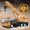 WYMYY Giocattolo RC per Ragazzi Rc Gru for Camion a 8 canali Telecomando Wireless Simulazione Gru elettrica Giocattoli educativi di Ricarica for Auto del della Gru di ingegneria Model Ca
