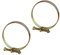 Tofficu 4 Pièces Pince de tuyaux en acier inoxydable colliers de serrage en fil de fer collier de serrage en acier inoxydable