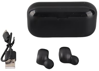 Aumotop CVC 8.0 Rauschreduktion, HiFi-Stereo-Sound, F9-8 BT5.3 Wireless Ohrhörer In-Ear-Ohrhörer mit Mikrofon, 1200-mAh-Power Bank-Headset für -, Niedrige Latenz, Schnelles Paar,