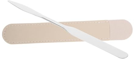 Cabilock Farbmischstab mit Komfortablem Griff Spatel aus Edelstahl zum Mischen von Foundation und Nagelkunst Langlebiges Metallwerkzeug für Make Up