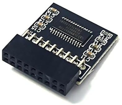 Módulo TPM2.0 LPC de 18 pines con Infineon SLB9665 Reemplazo para placa base ASRock Z97 Pro3/Pro4/Z97 Extreme4/6/9/Fatal1ty Z97 Killer/Z97M Anniversary/Z97 OC Formula/compatible con GC-TPM2.0_S