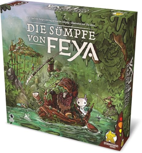 Die Sümpfe von Feya | Strategisches Aufbauspiel über die Entwicklung eines magischen Sumpfes für 2-4 Spieler, 90 Minuten, Brettspiel ab 12 Jahren