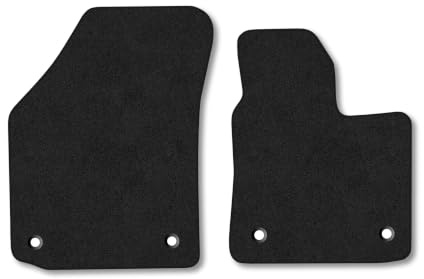 Fits VW Caddy (2004-2015) Carpet Car Mats | Black Edge Trim Tailored Fit Floor Mats Full Coverage Protection Accessories Easy Clean Anti Slip Made in the UK