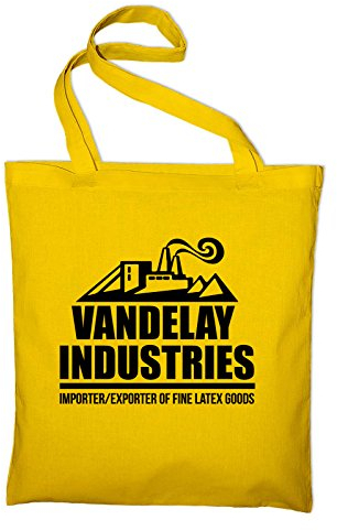STYLETEX23 Vandelay Industries Seinfeld Jutebeutel Baumwolltasche, gelb