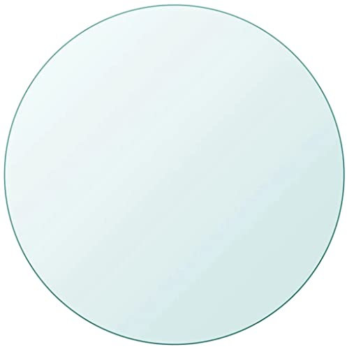 Cristal templado para mesa de vidaXL Round 500 mm