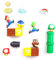 17 Pcs Mario Fridge Magnets Set, Refrigerator Magnets, Office Magnets/Calendar Magnet/Whiteboard Magnets/Mario Decorative Refrigerator Magnets Kitchen Kit