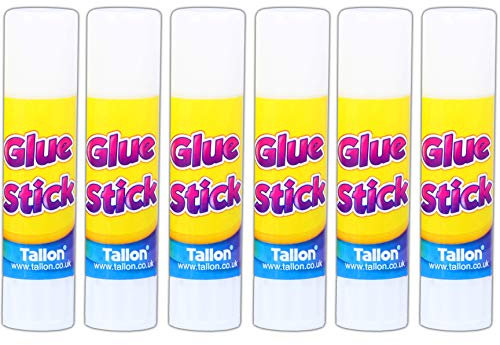 6X Non Toxic Glue Sticks Safe for Kids 8g Art & Craft No Mess Twist Up Adhesive Paper Card Fabric