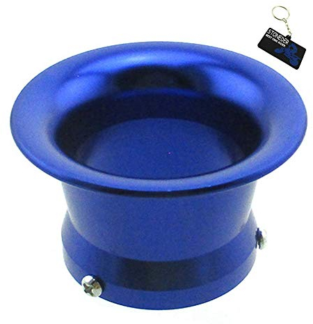 STONEDER Blauer 50mm Carb Luftfilter-Trompeten-Geschwindigkeits-Stapel-Trichter für PWK24 PWK26 PWK28 PWK30 Vergaser