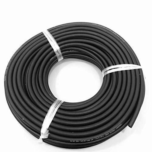 8mm ID Internal Diameter Rubber Braided Rubber Fuel Hose for Unleaded Petrol/Diesel Oil, Line Pipe (2 Metres)