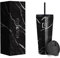 IRON °FLASK Classic Tumbler 2.0 - 32 Oz, 2 Lids (Straw/Flip), Vacuum Insulated Stainless Steel Bottle, Modern Double Walled, Simple Thermo Travel Mug, Hydro Water Metal Canteen - Black Marquina