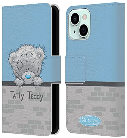 Head Case Designs Officially Licensed Me To You Hello Classic Tatty Teddy Leather Wallet Case Compatible With Apple iPhone 13 Mini