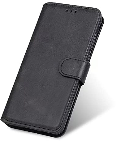 SEAHAI Cuero Funda para Realme C30 / Realme C30s Billetera Estuche, Premium PU/TPU Flip Carcasa Ultrafino Cubierta Magnético, con Soporte/Tapa Tarjetas - Negro