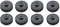 Fußmatten Befestigung Clip, 8 Stück Autoteppich Fußmatten Halter Rund Druckknopf Automatten Universal Clips Doppelschicht Teppichklemmen-Halterclips Verschluss Clip Autoteppich-Autozubehör