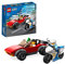 LEGO 60392 City Polizei Verfolgungsjagd mit Polizei-Motorrad Set, Rennauto-Spielzeug mit Polizisten Minifigur für Kinder ab 5 Jahren