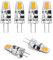 I-SHUNFA G4 LED Lampen,1.2W G4 LED Birnen 12V,100LM,Warmweiß 3000K Led Glühbirne G4,Ersatz für 15W Halogenlampen,Kein Flackern G4 LED Leuchmittel,Led Stiftsockellampe G4 Nicht Dimmbar,6er Pack