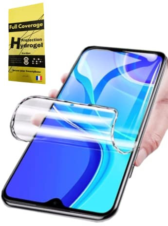 WardSan [2 piezas para Xiaomi REDMI A2 6.52 - Protectores de pantalla de hidrogel 3D con soporte para teléfono dedo | Antigolpes | Compatible con carcasas | Película protectora TPU suave